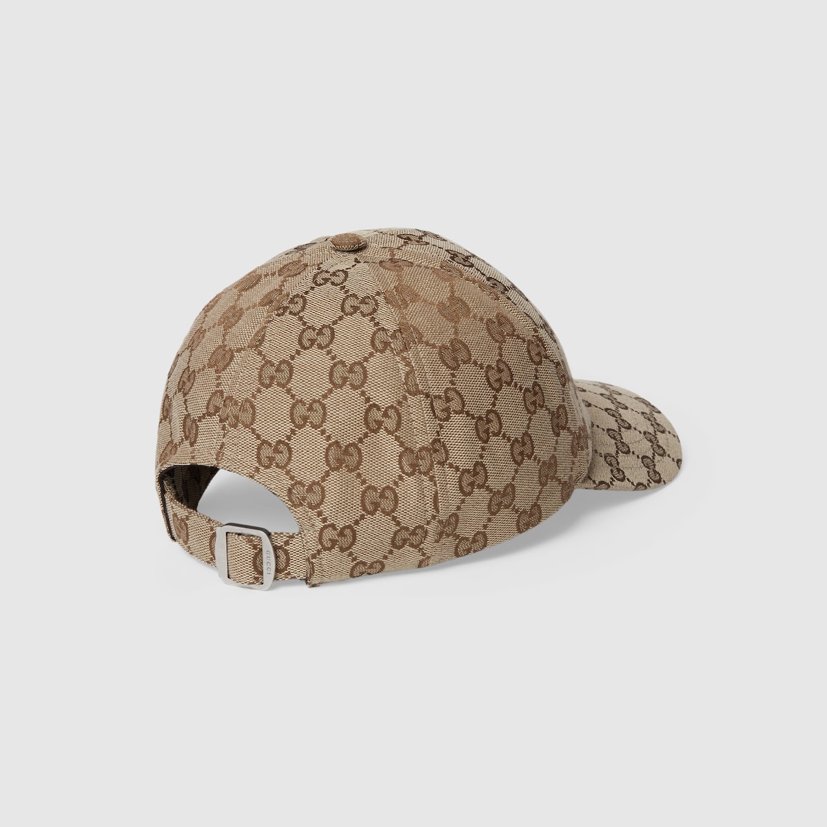 GG canvas baseball cap with print - 3