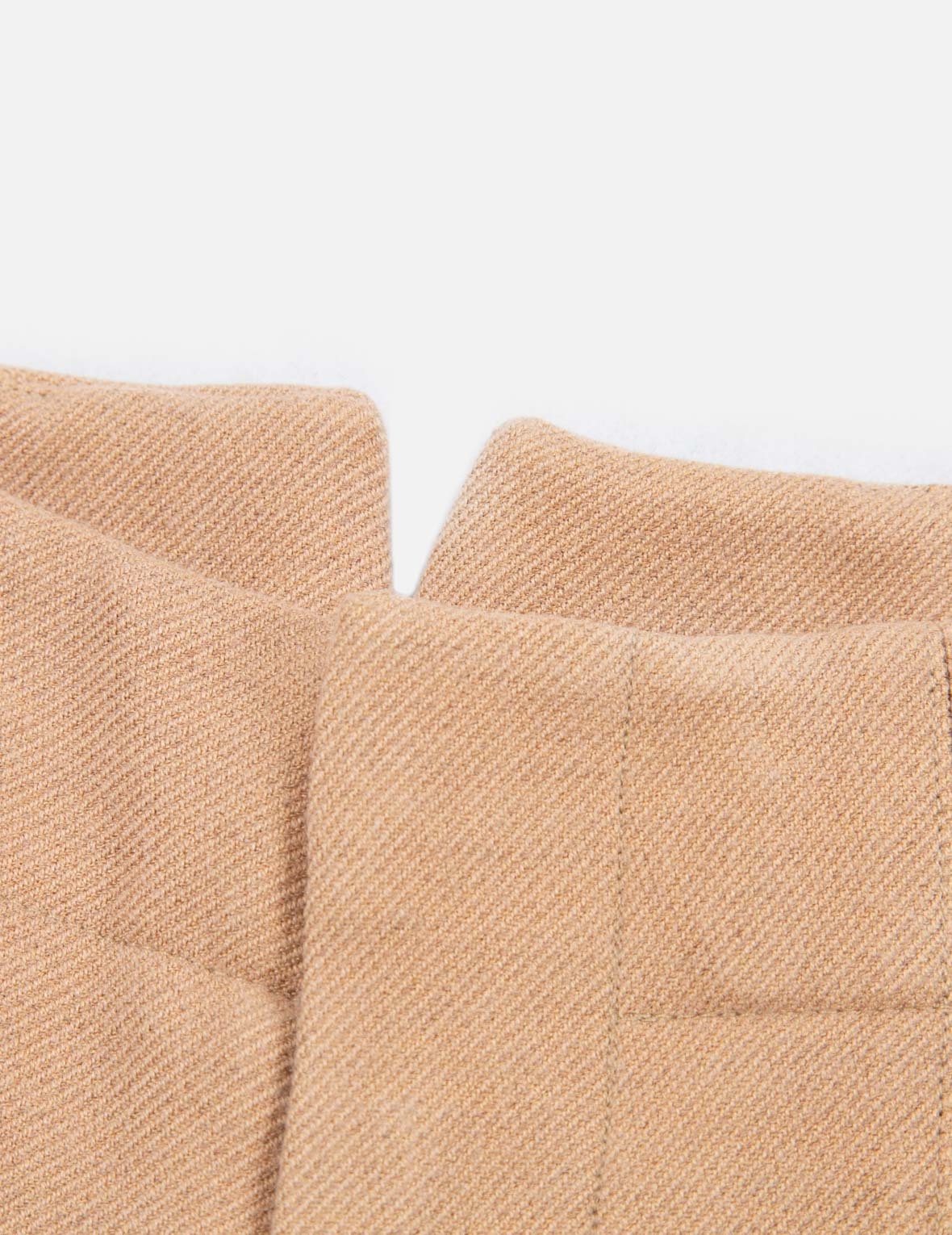 Seagull Embroidery Wool-mix Taper Pants - 7