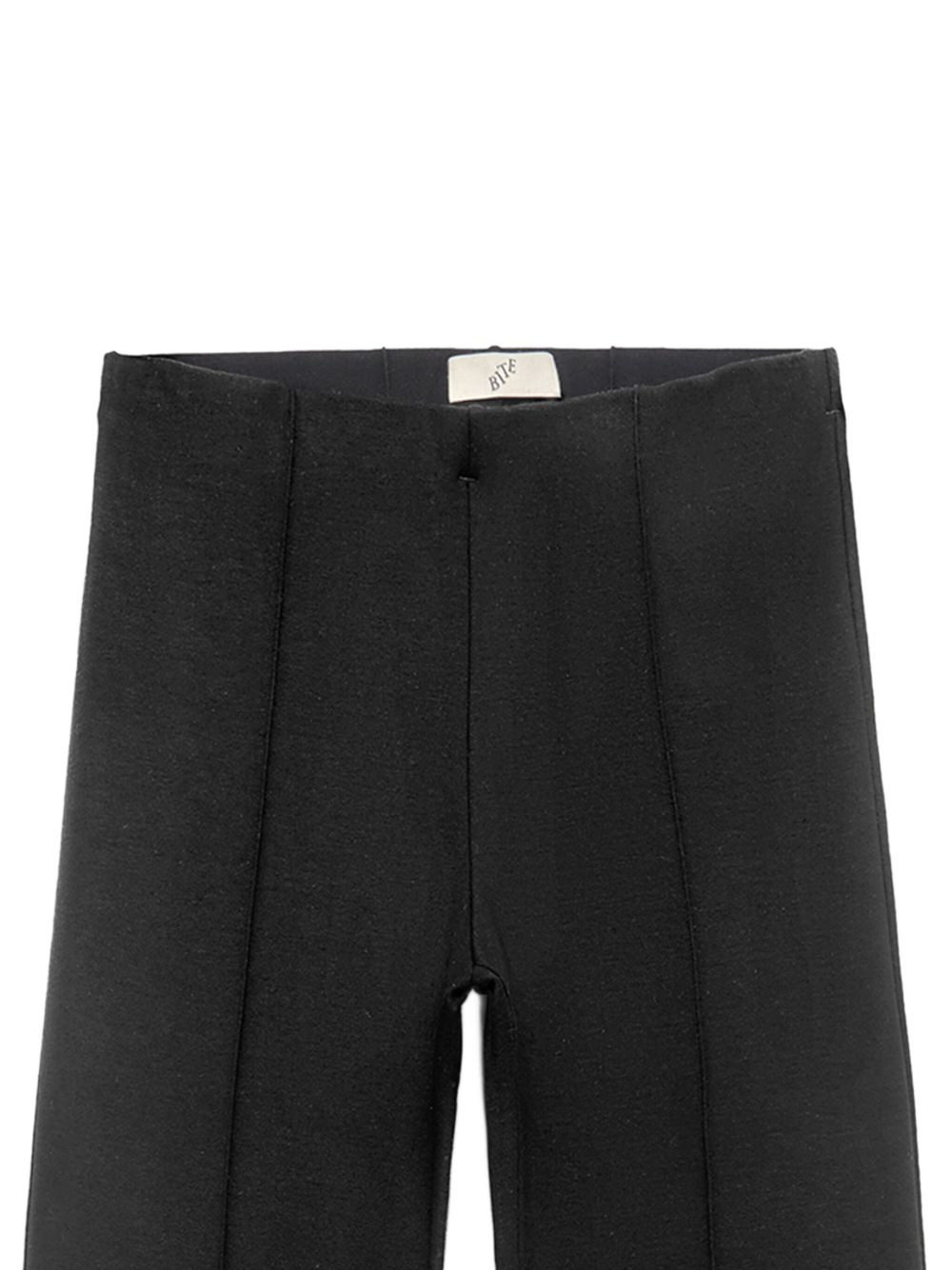 centre-seam flared cropped trousers - 2