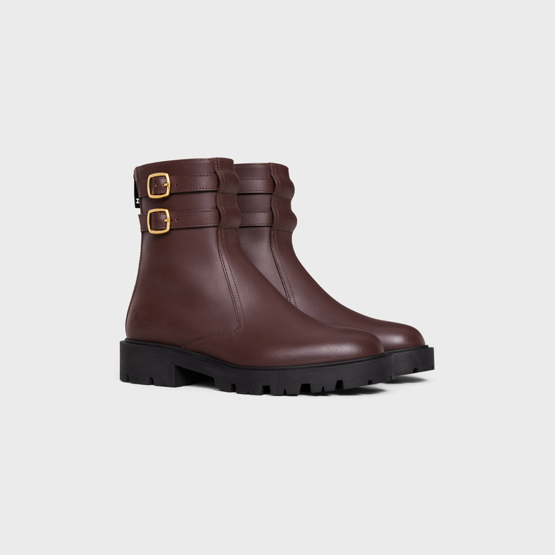 MARGARET DOUBLE BUCKLE ZIPPED BOOT in Calfskin 2