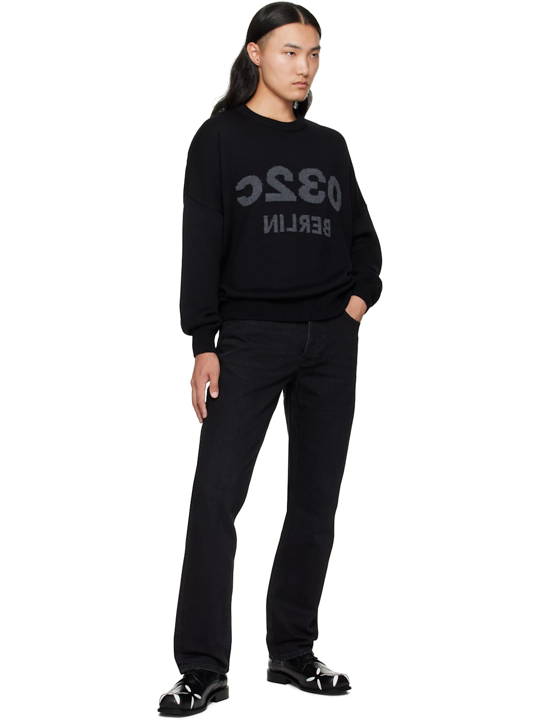 Black "Selfie" Sweater - 4