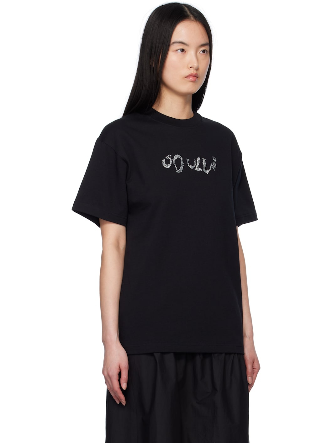 Black Balder Rhinestone T-shirt - 2