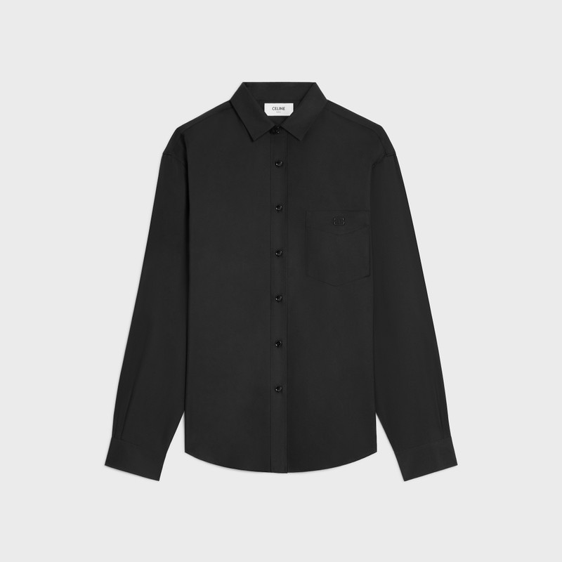 relaxed shirt IN silk twill 1