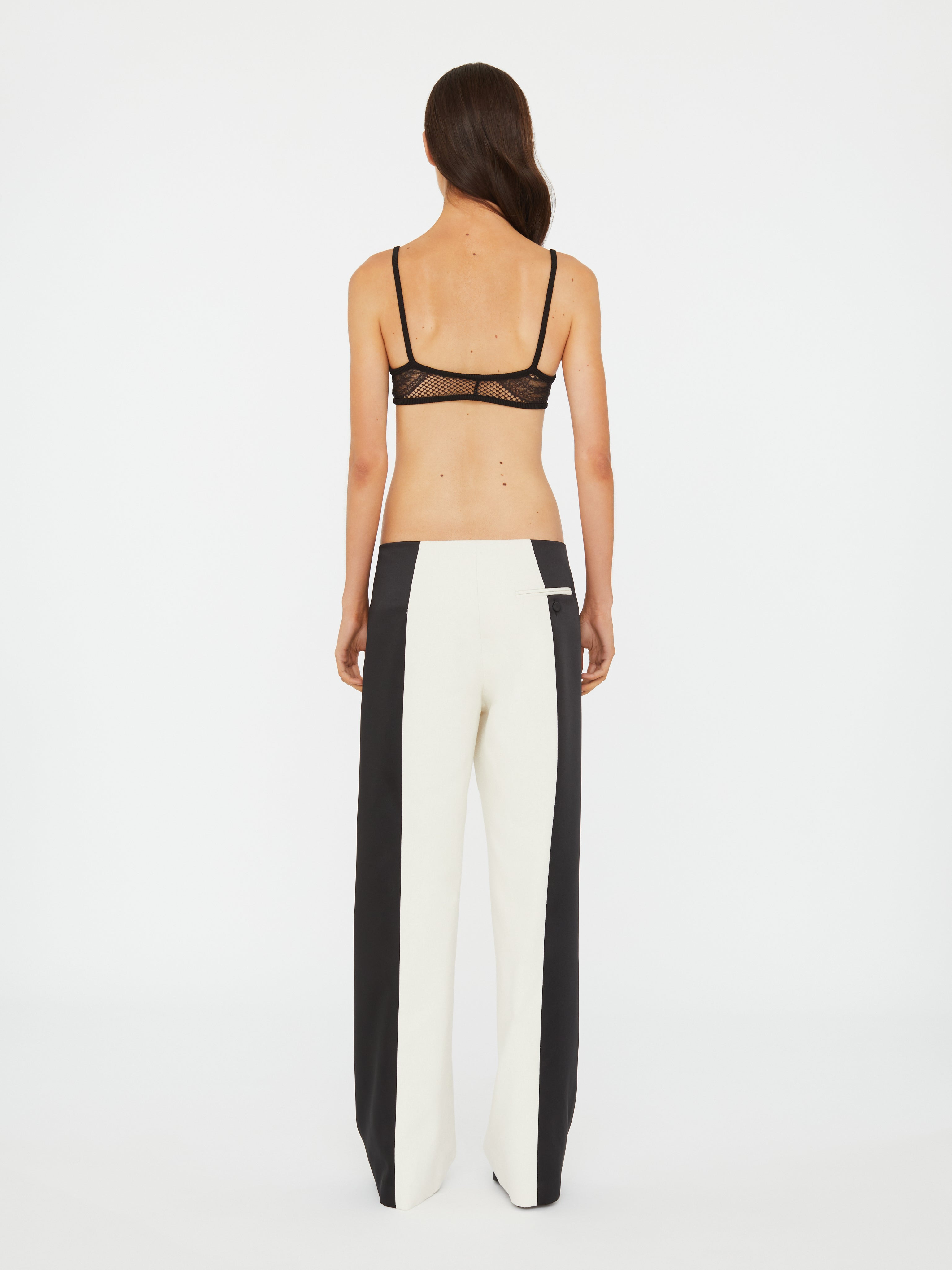 Tuxedo Contrast Silk Trouser - 8
