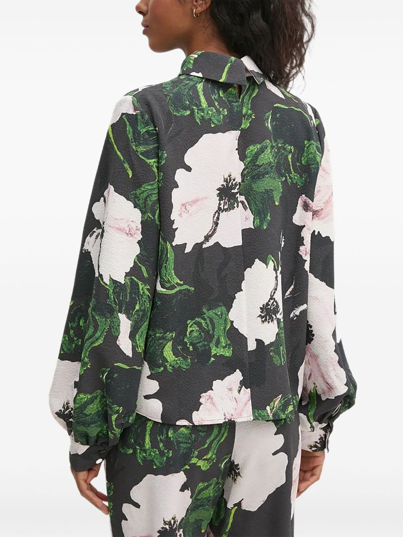 STINE GOYA floral-print mock-neck blouse outlook