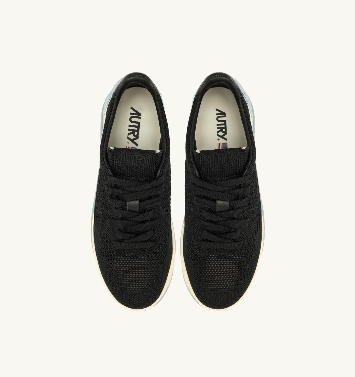 EASEKNIT MEDALIST LOW SNEAKERS IN BLACK COLOR FABRIC - 5