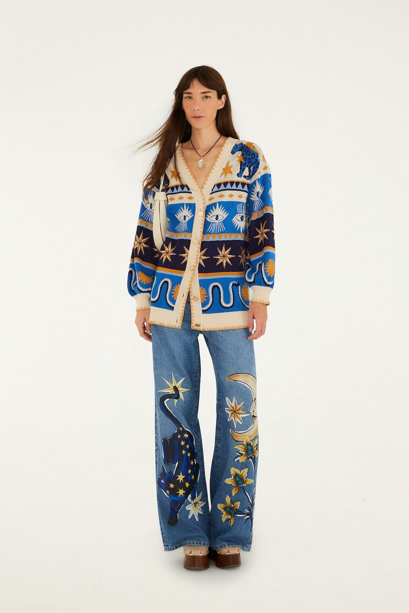 Mixed Mystical Ainika Buttoned Knit Cardigan 4