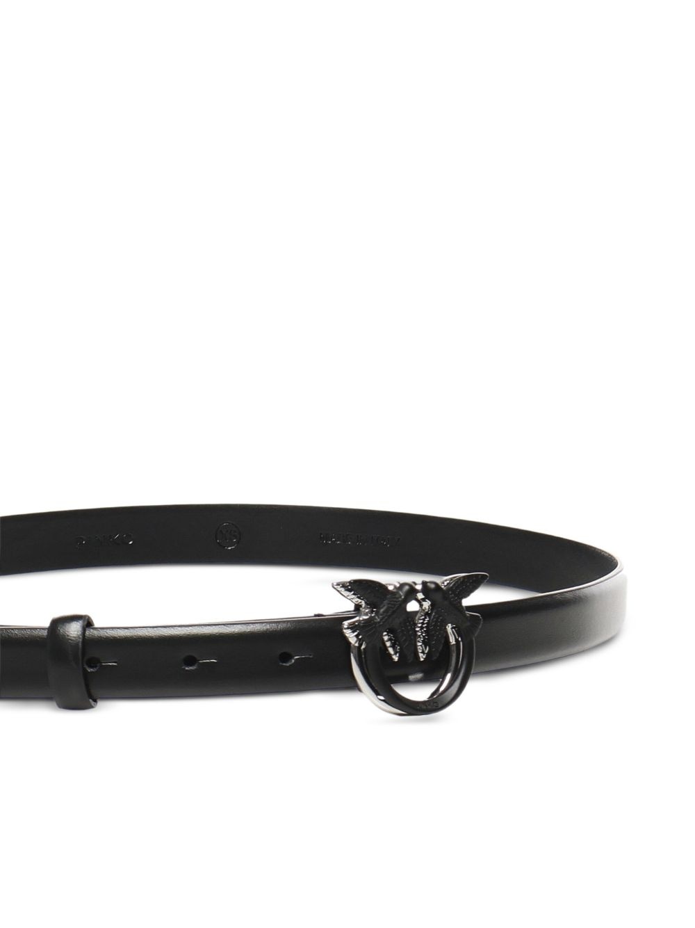 metal-buckle leather belt - 2