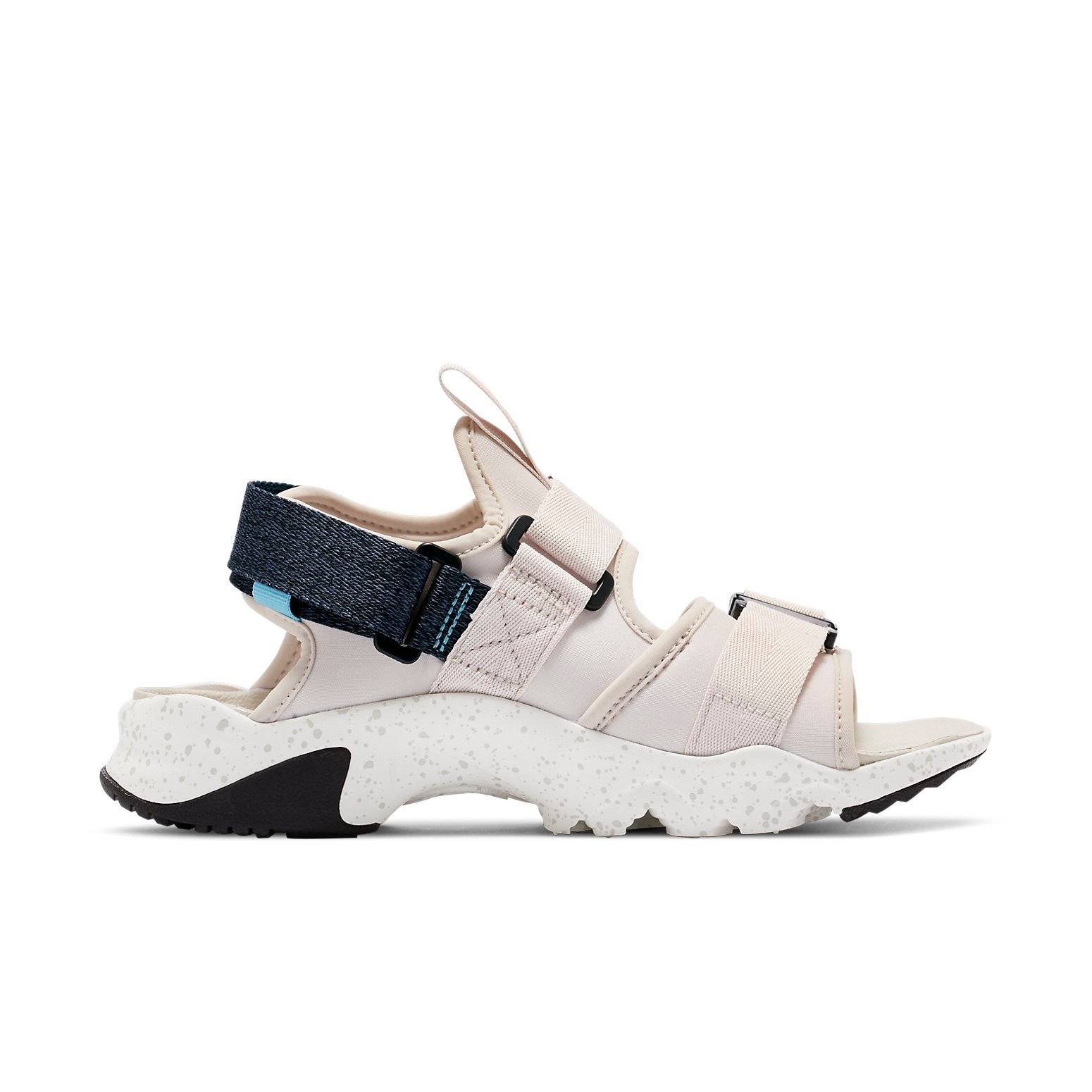 (WMNS) Nike Outdoor Open Toe Sports Sandals Beige 'Desert Sand Lagoon Pulse Black' CV5515-004 - 2