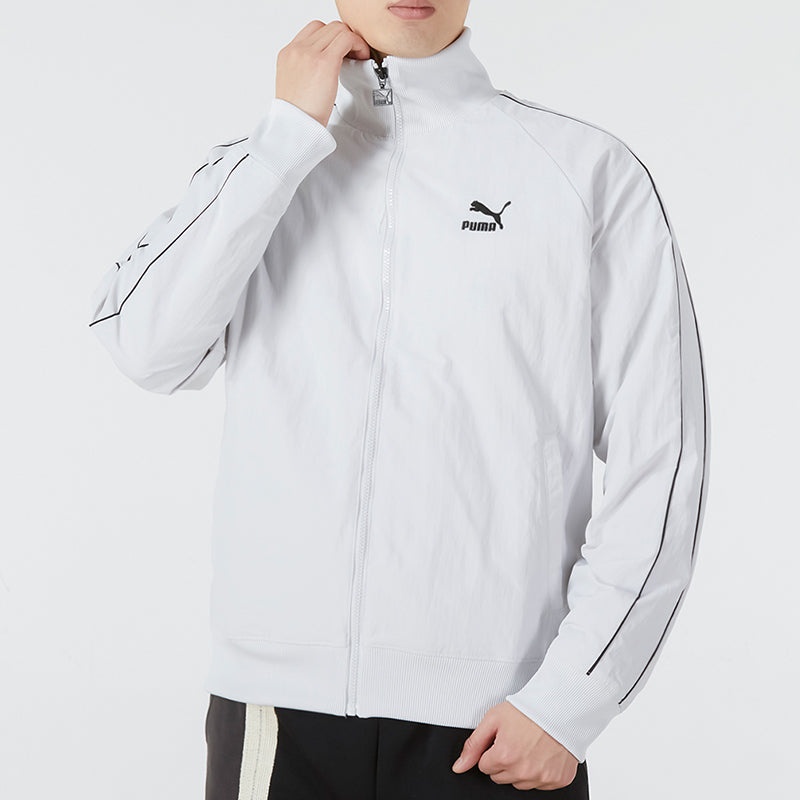 Puma T7 Crinkled Track Jacket 'White' 535557-72 - 3