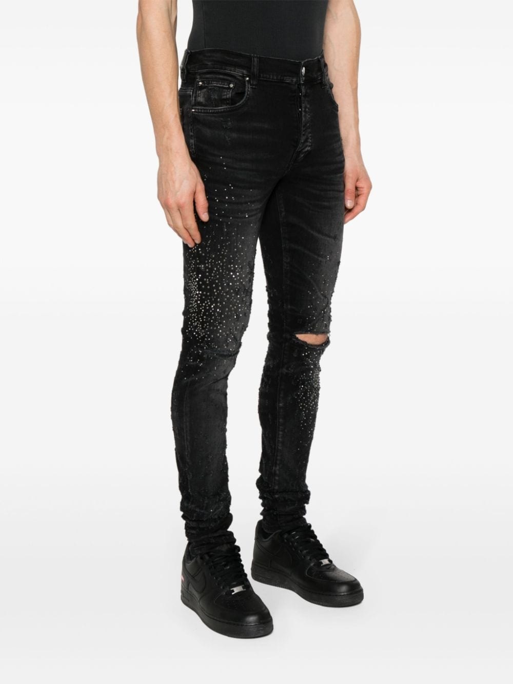 Crystal Shotgun skinny jeans - 3