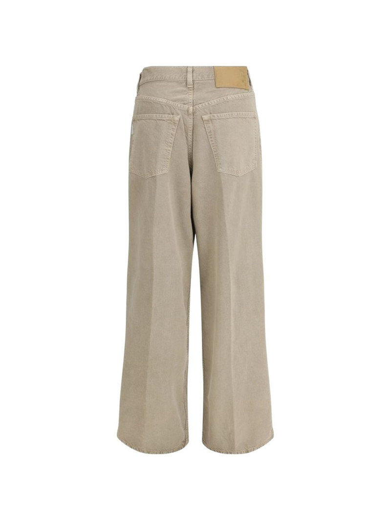 HAIKURE pleated wide-leg jeans outlook