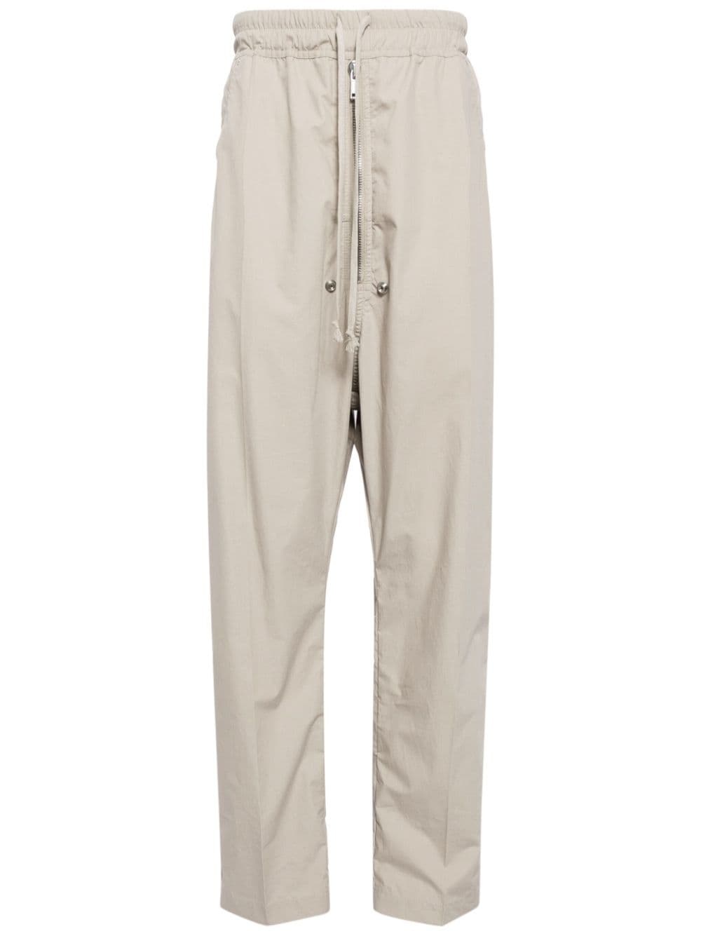 tapered drop-crotch trousers - 1