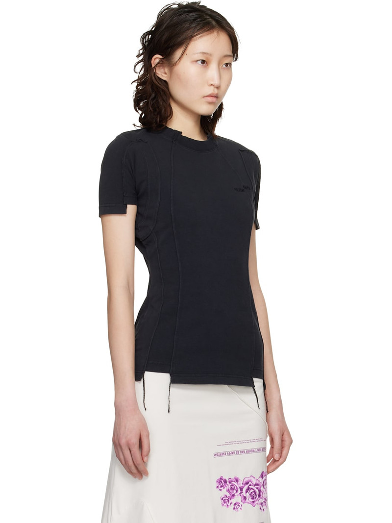 Black Cut-Up Baby T-shirt 2