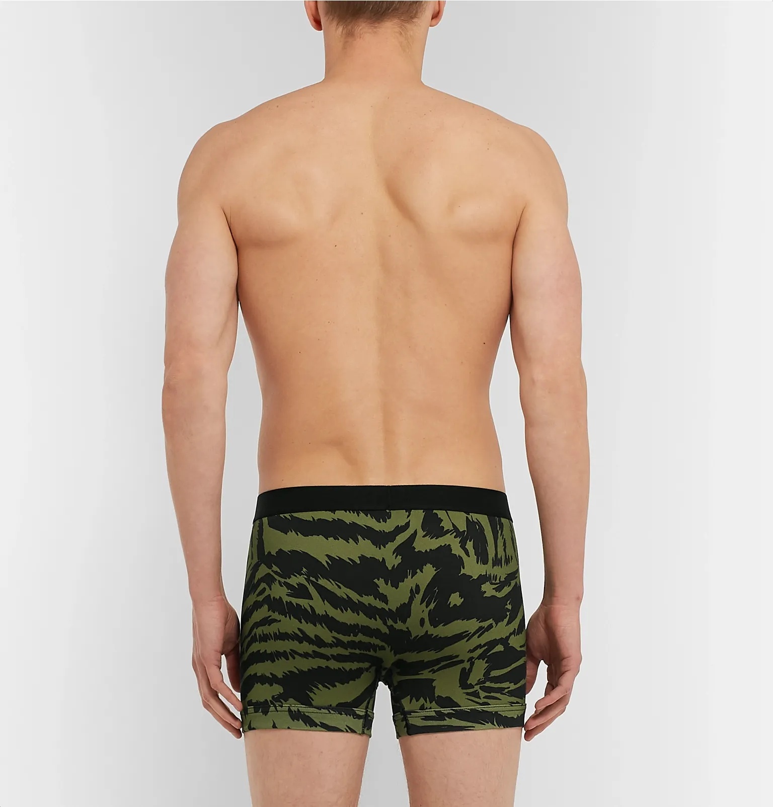 Zebra-Print Stretch-Cotton Boxer Briefs - 3