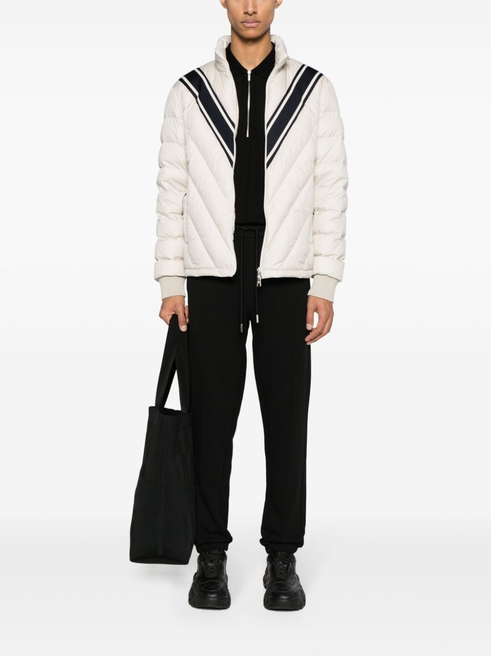raised seam-detail track trousers - 2