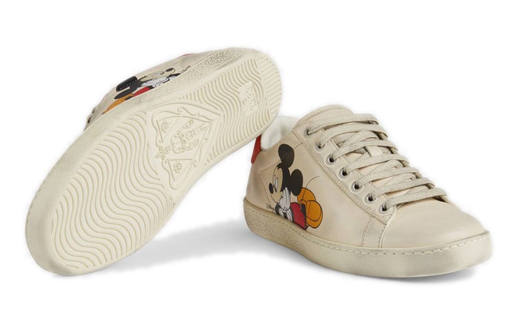 (WMNS) Disney x Gucci Ace Low 'Mickey Mouse - Ivory' 602129-AYO70-9591 - 5