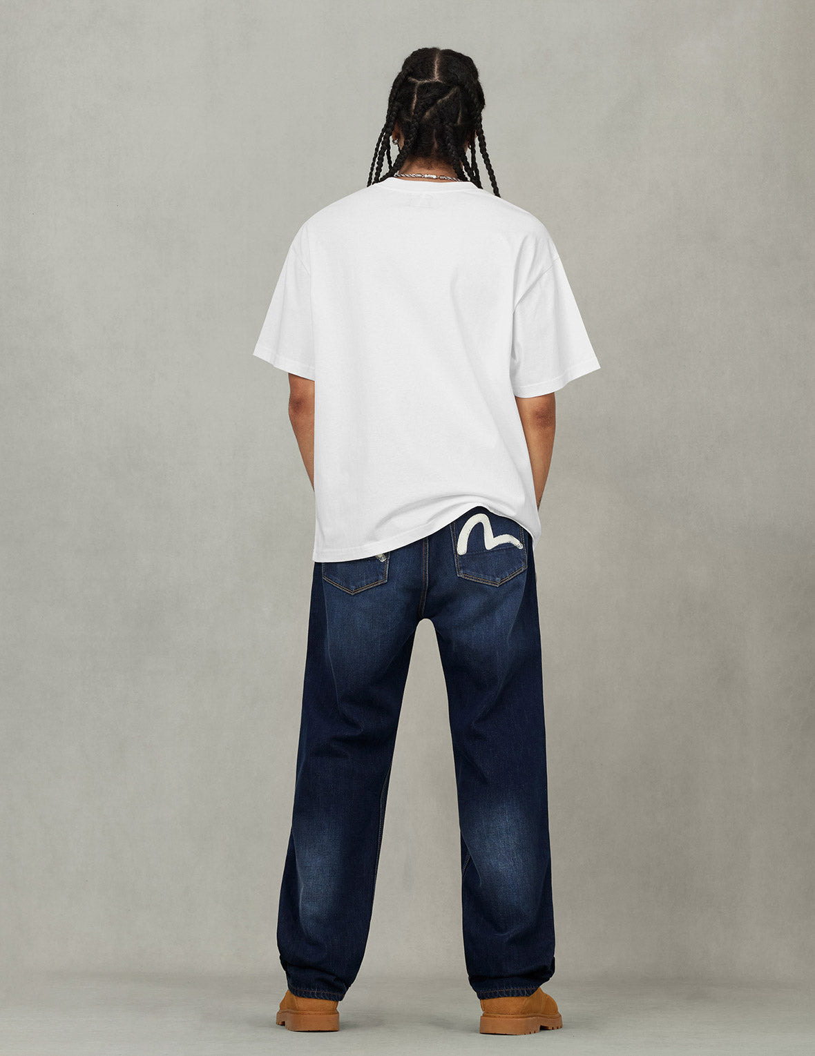 Embroidery Seagull Relax Fit T-Shirt - 4