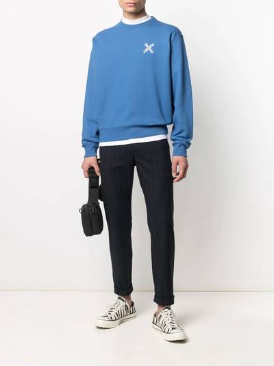 KENZO logo-print cotton sweatshirt outlook