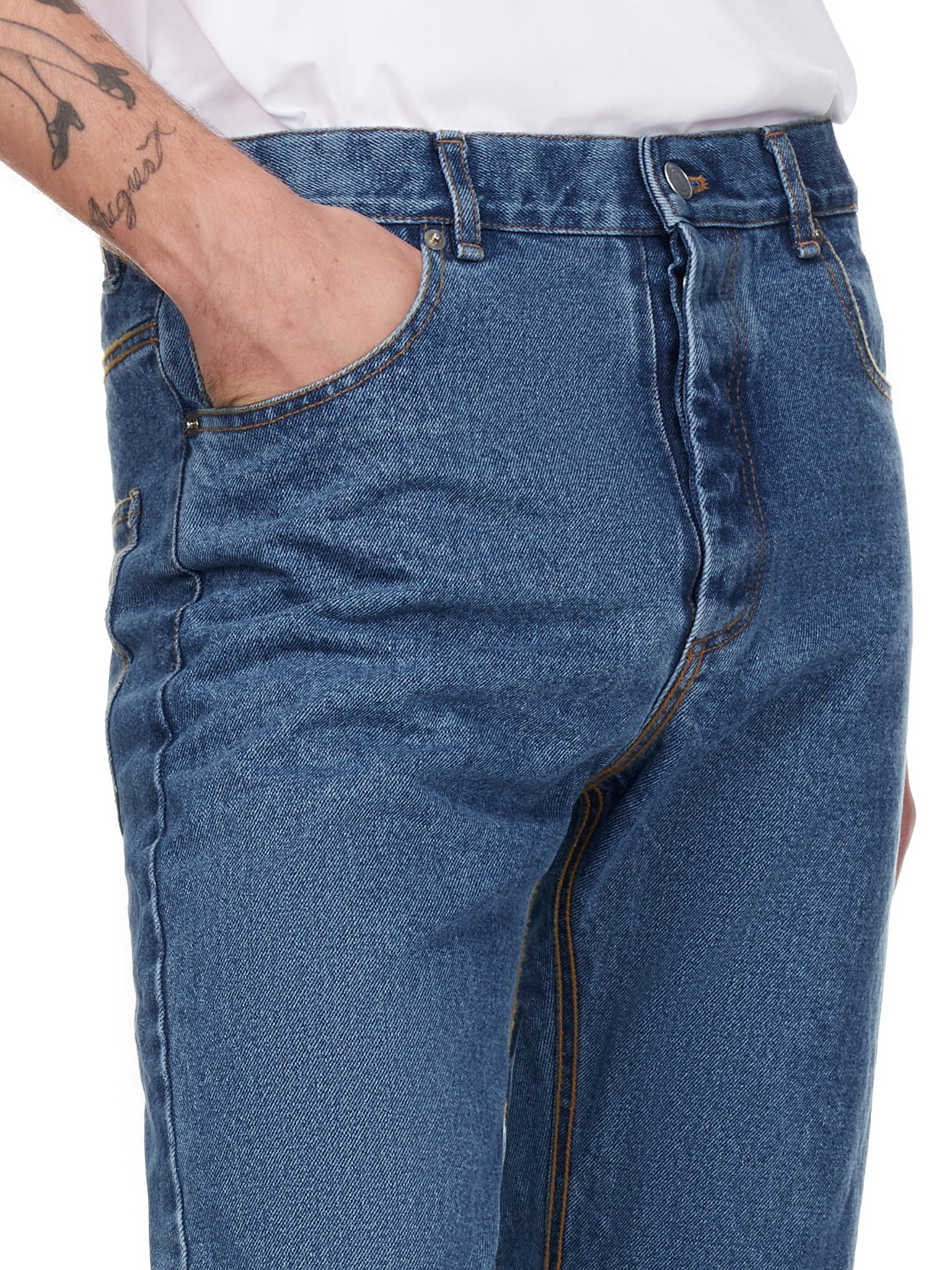 Dual Drawcord Jeans - 4