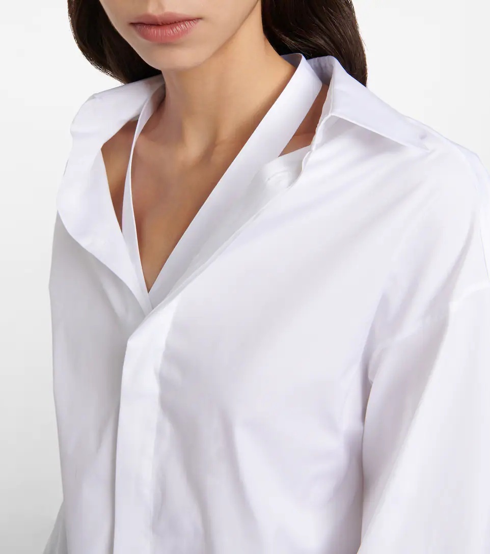 Cotton poplin shirt - 4