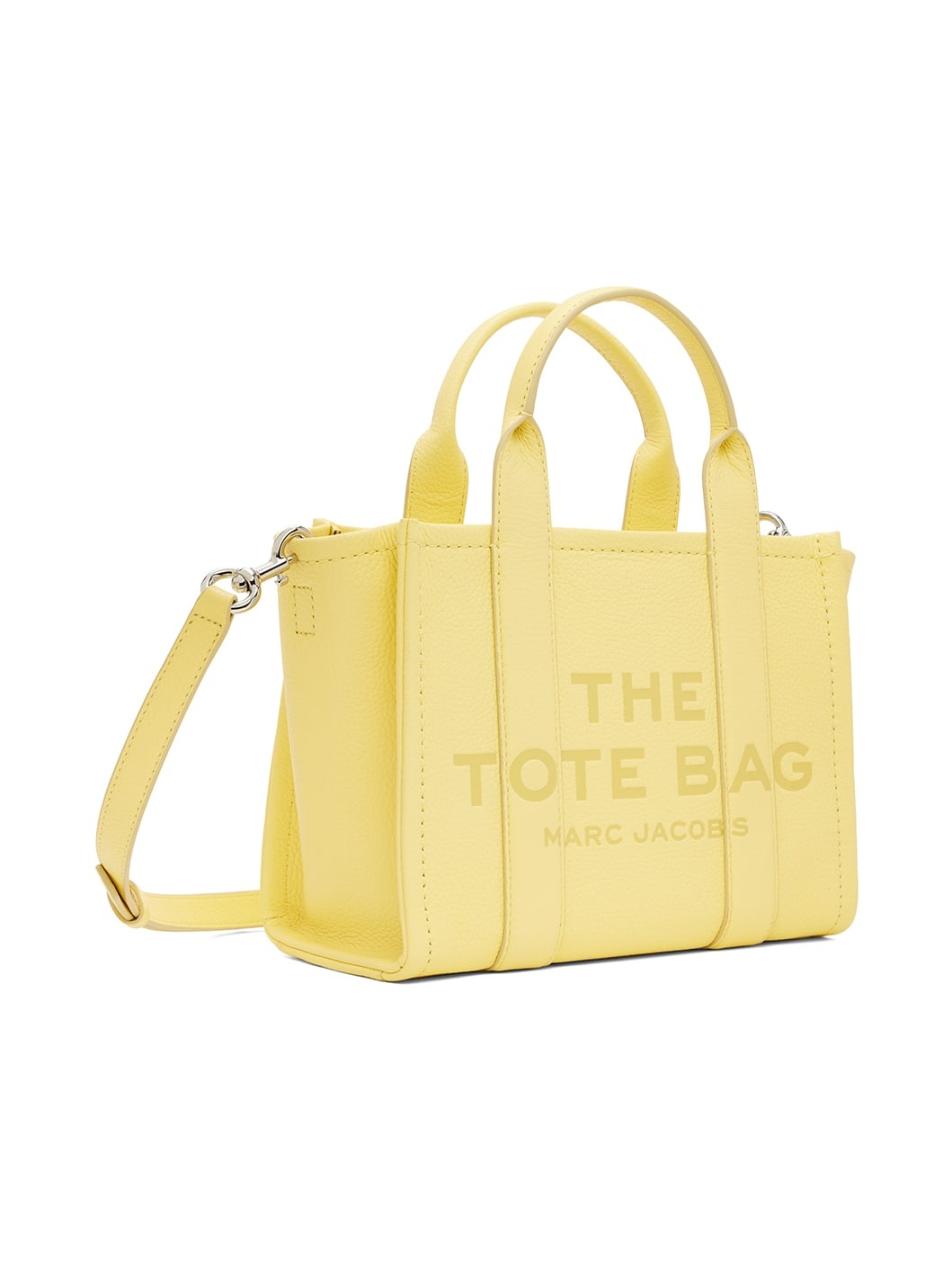 Yellow 'The Leather Small Tote Bag' Tote - 2