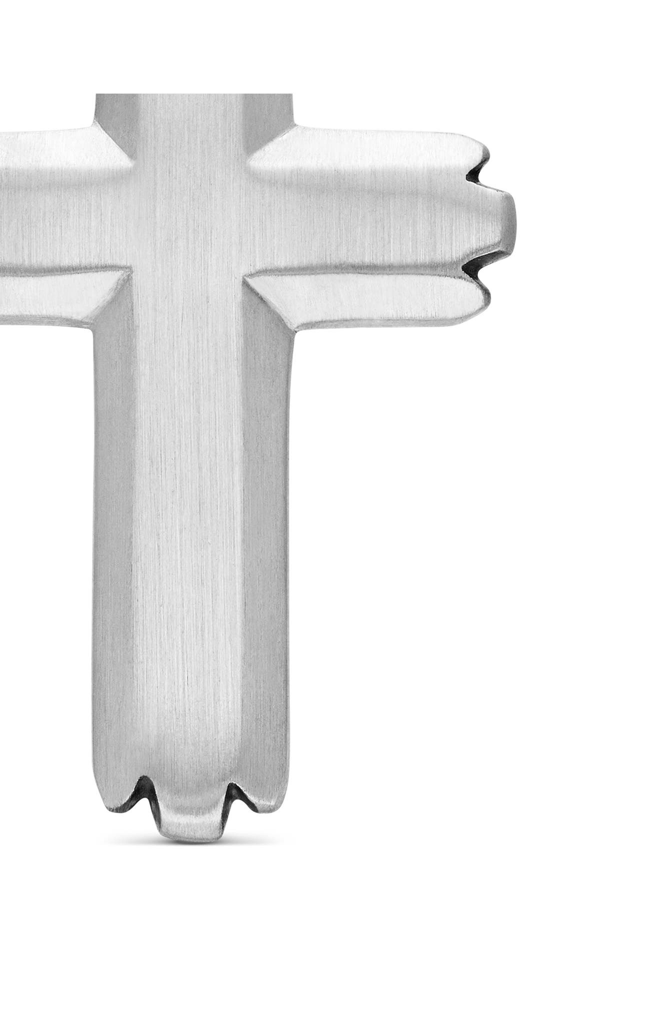David Yurman Deco Cross Enhancer Pendant in Silver at Nordstrom - 7