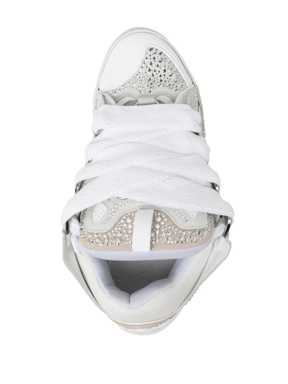 Curb rhinestone sneakers - 4