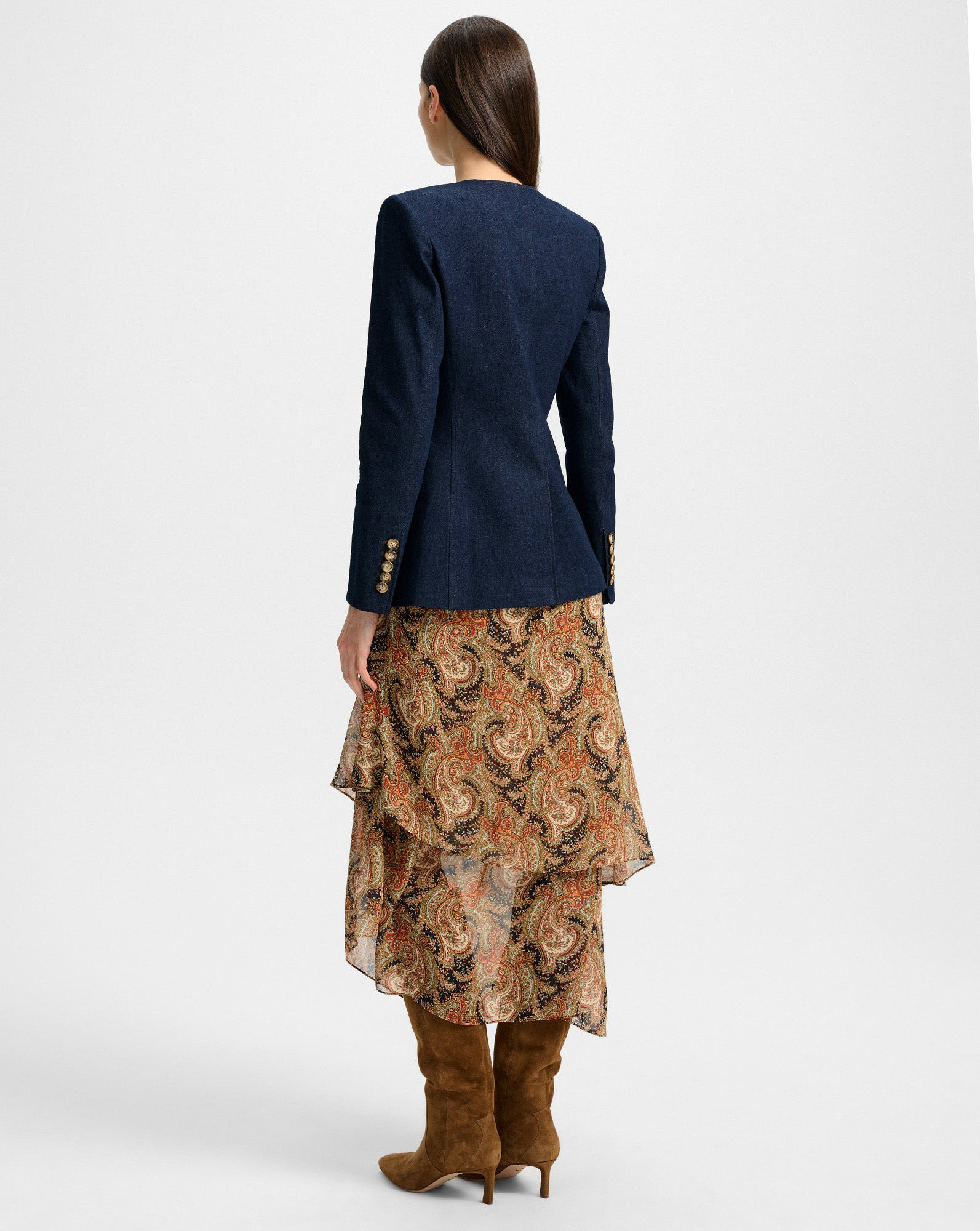 CYNTHIA TAILORED DENIM JACKET - 6