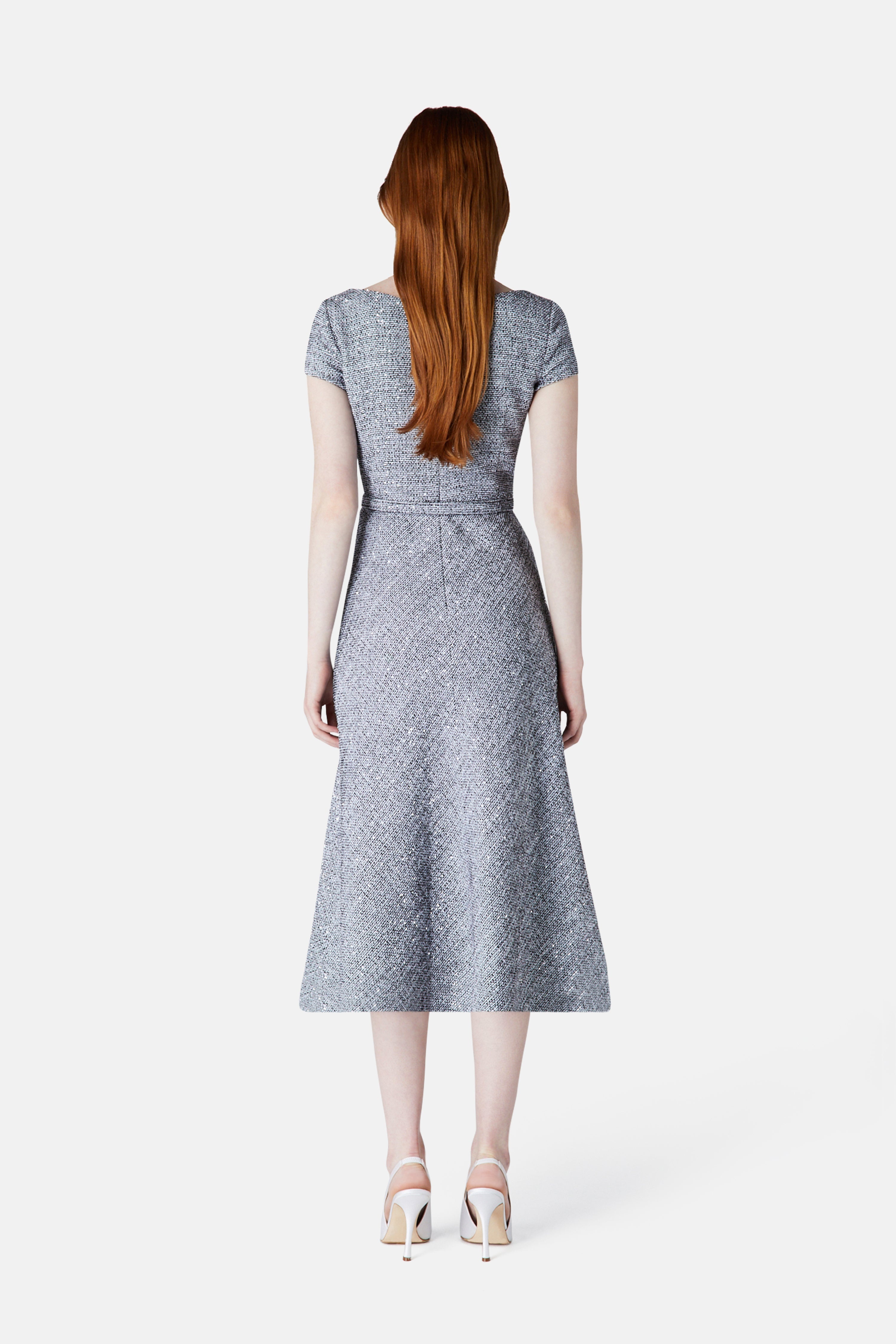 SEQUIN TWEED DRESS - 4
