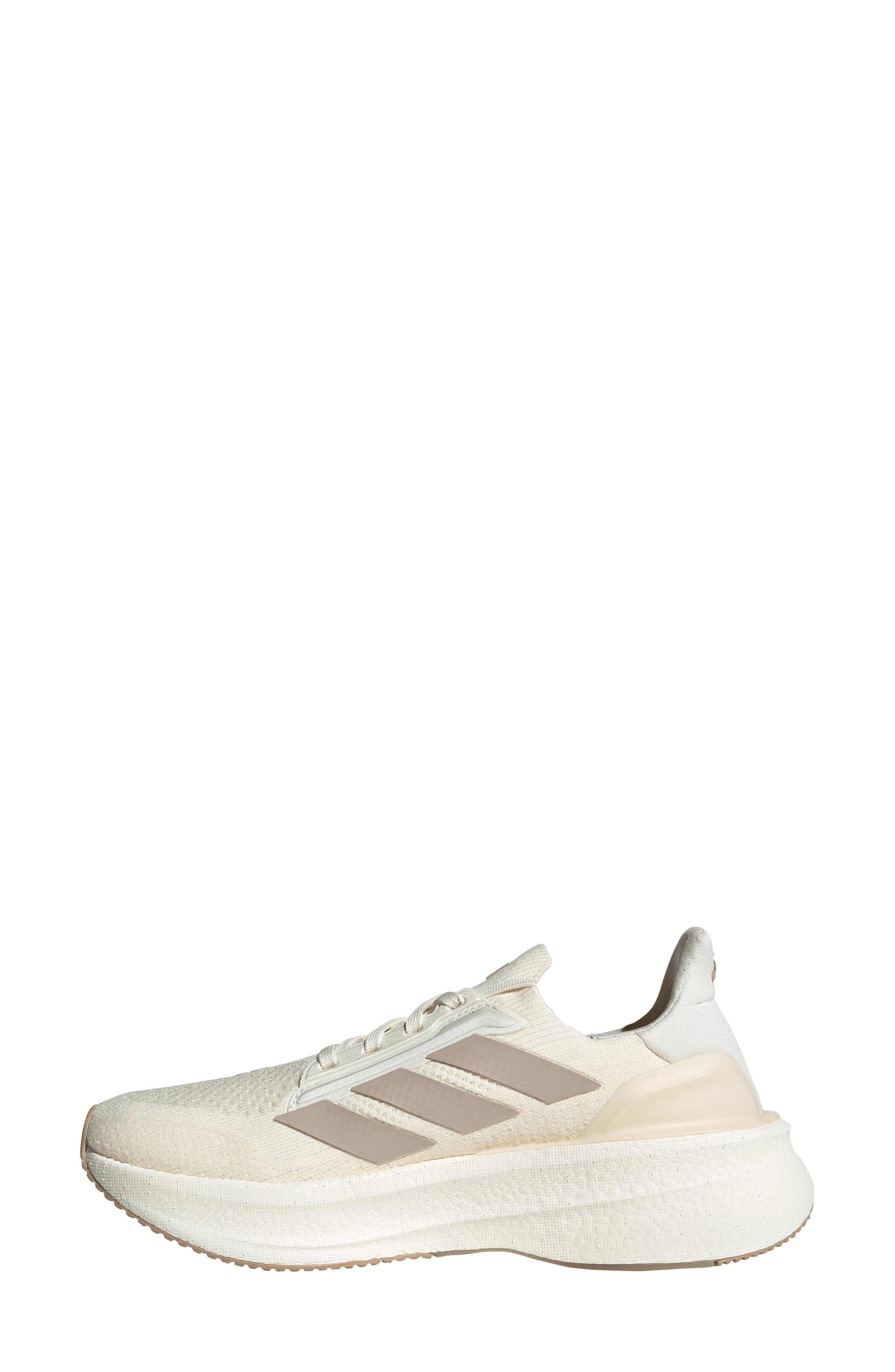 adidas Ultraboost 5 Running Shoe in Off White/Wonder Taupe/White at Nordstrom - 6