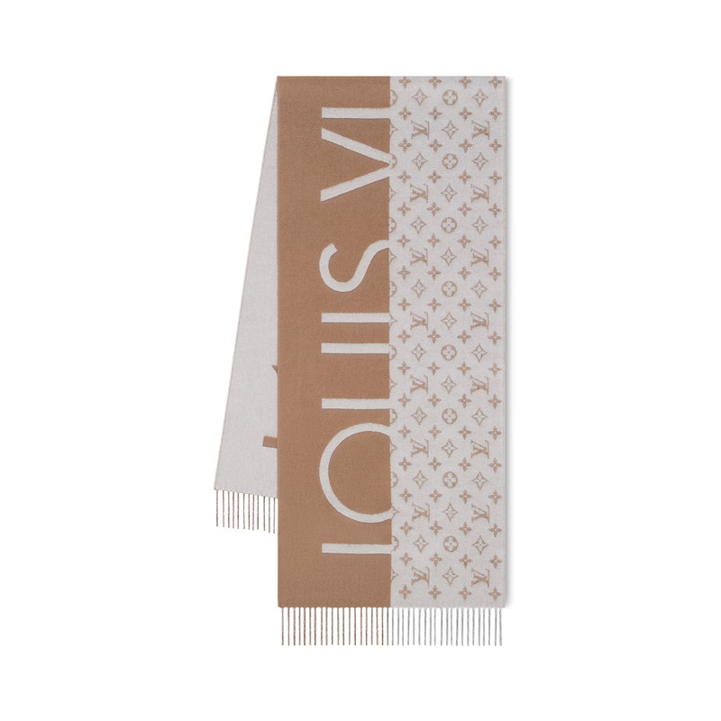 Monogram Split Scarf 1