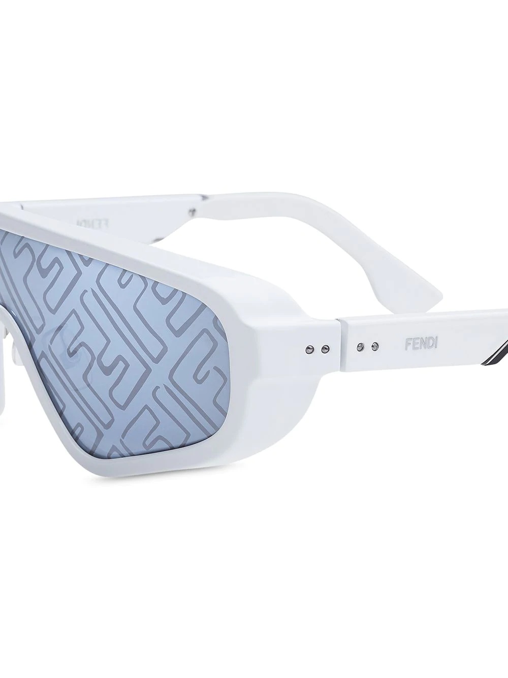 x Joshua Vides Botanical Fendi shield sunglasses - 3