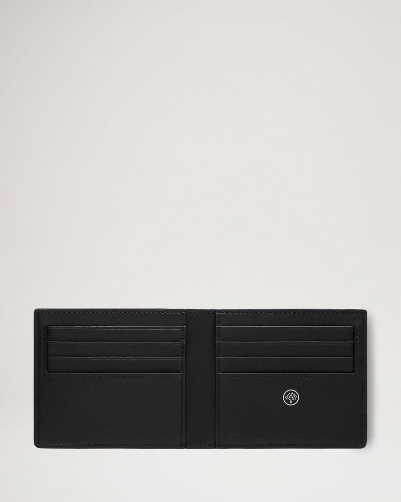 Mulberry 8 Card Wallet Black Small Classic Grain outlook
