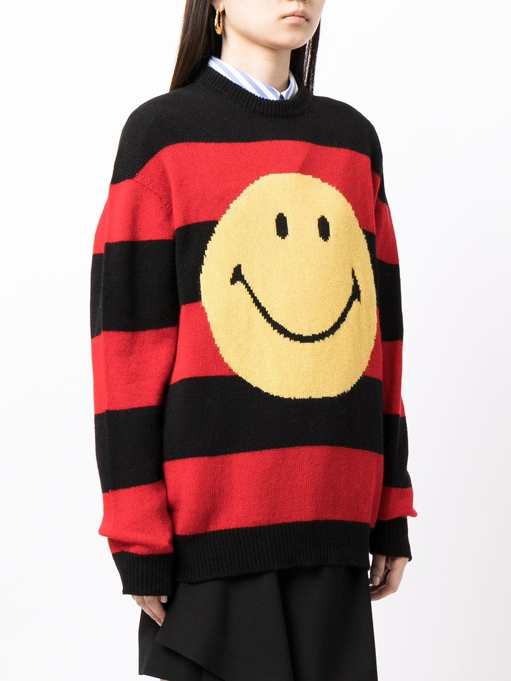 striped smiley jumper - 3