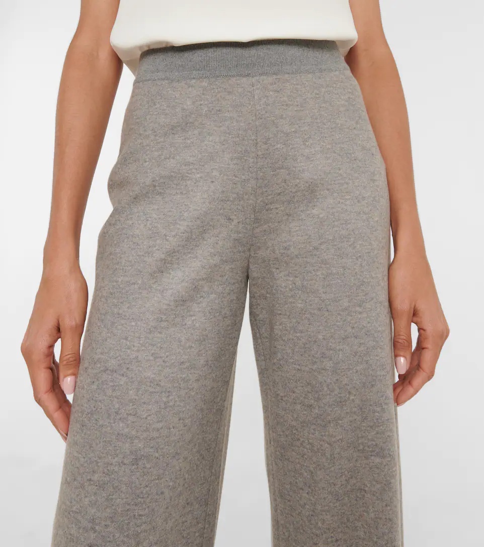 Cross cashmere-blend sweatpants - 4
