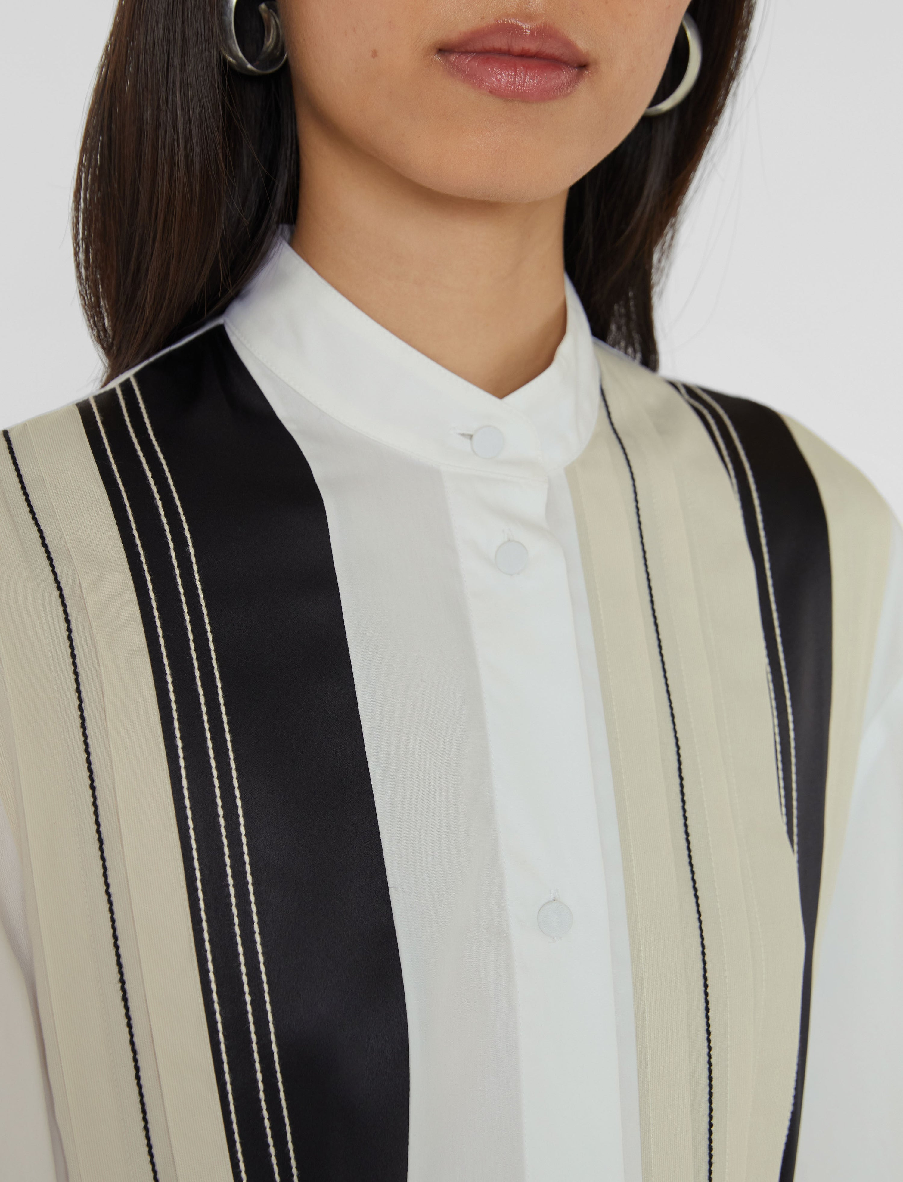 Mederic Poplin Colour Block Dress - 5