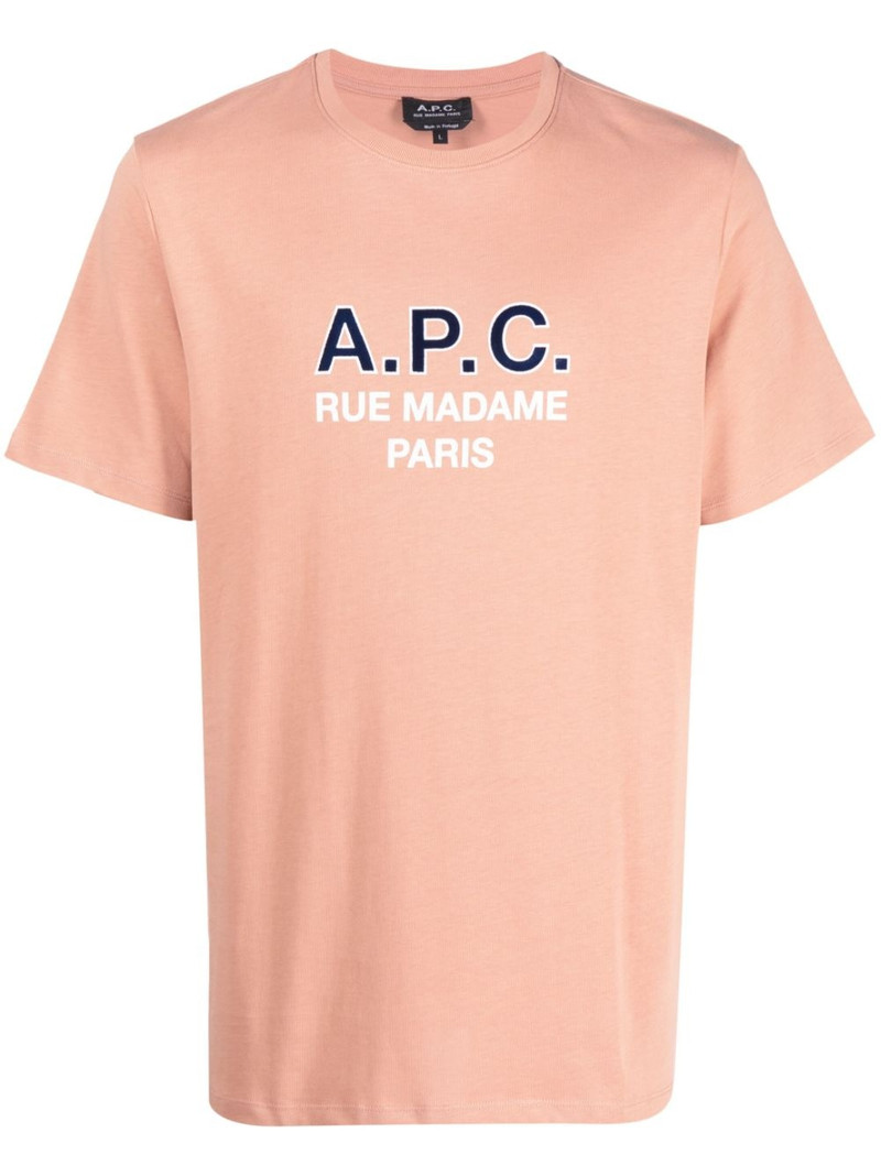 logo-print cotton T-shirt - 1