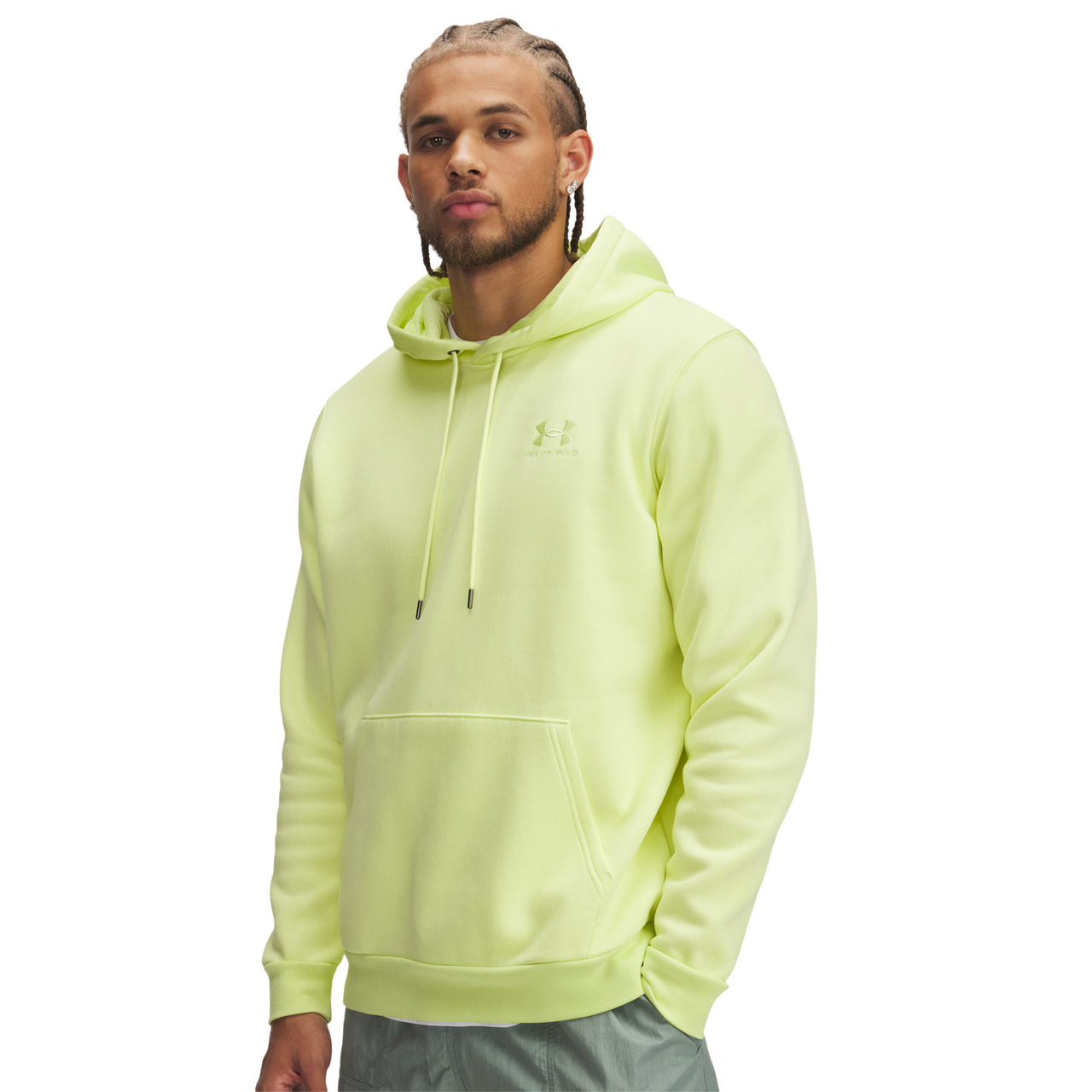 Under Armour Mens Under Armour Essential Fleece Hoodie - 1