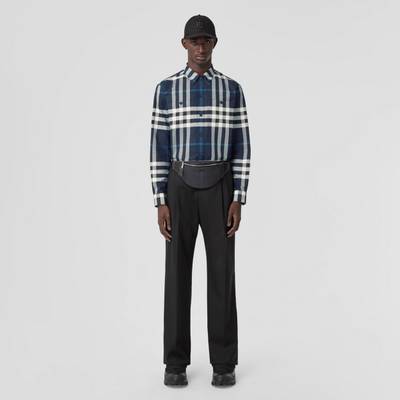 Burberry Check Cotton Twill Shirt outlook