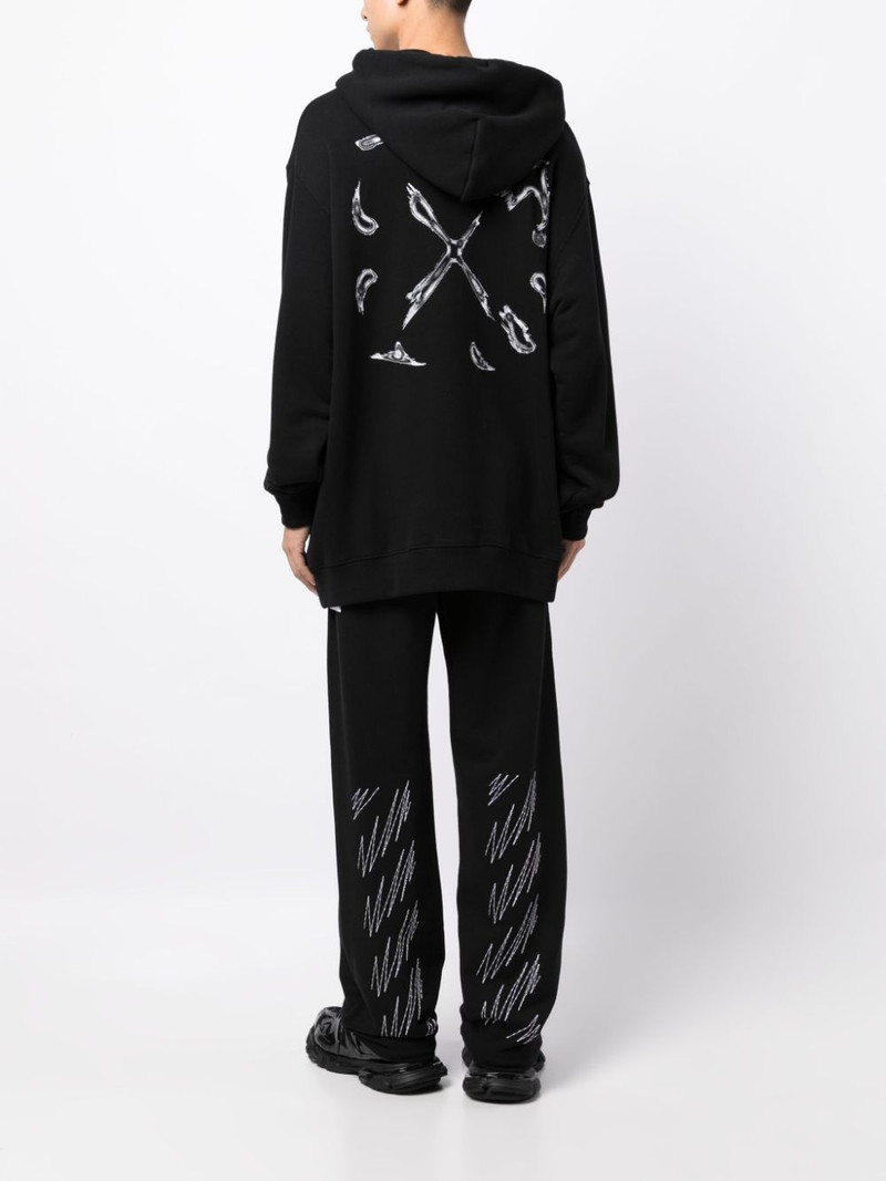 Off-White Stitch Diag cotton track pants outlook