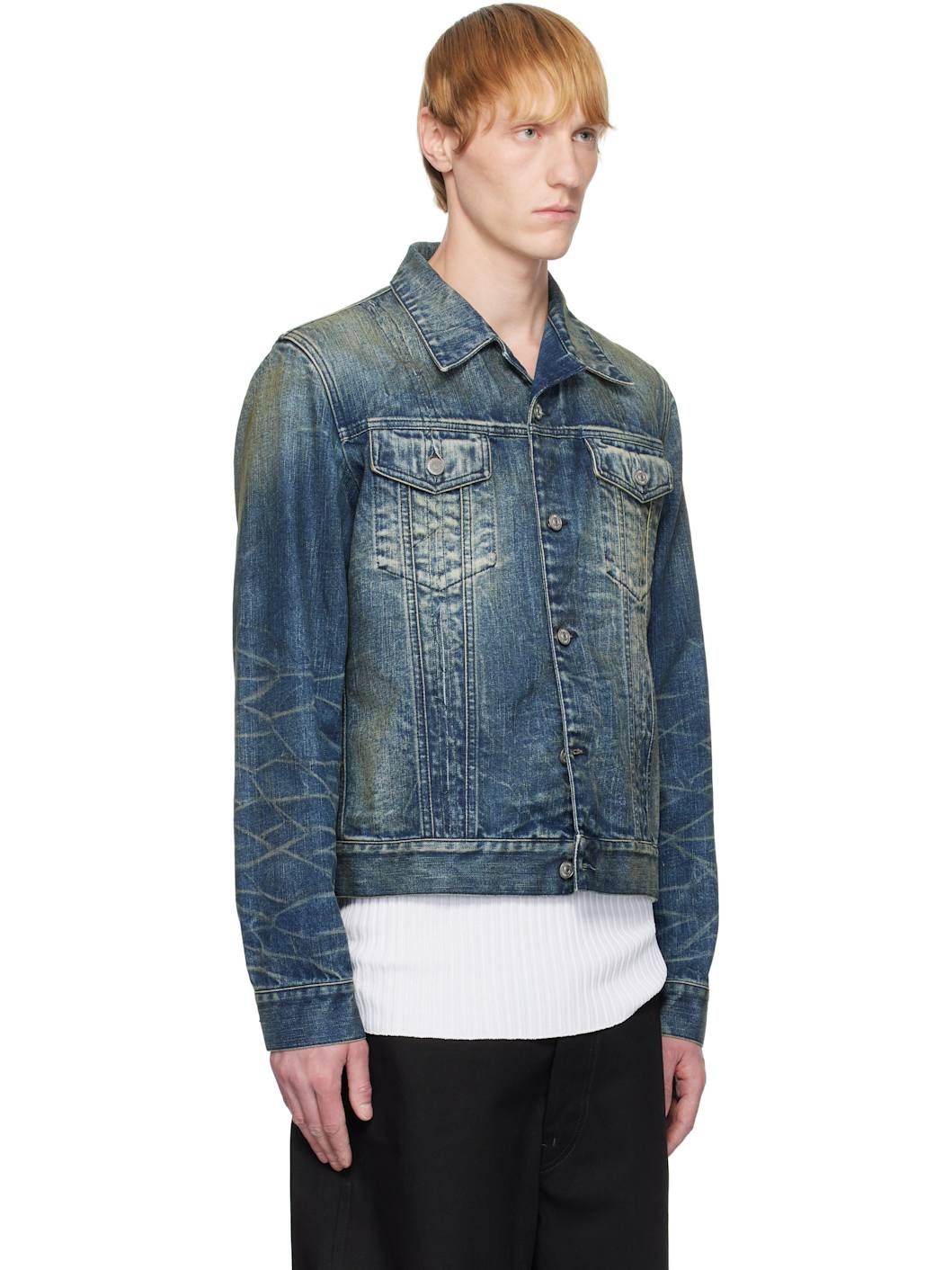 Blue Faded Denim Jacket - 2