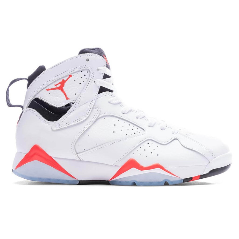 AIR JORDAN 7 RETRO WHITE INFRARED - WHITE/CRIMSON/BLACK - 1