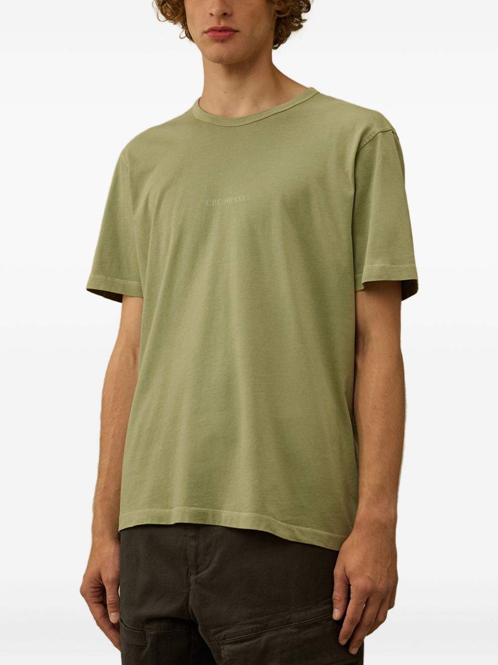 logo-print cotton T-shirt - 3