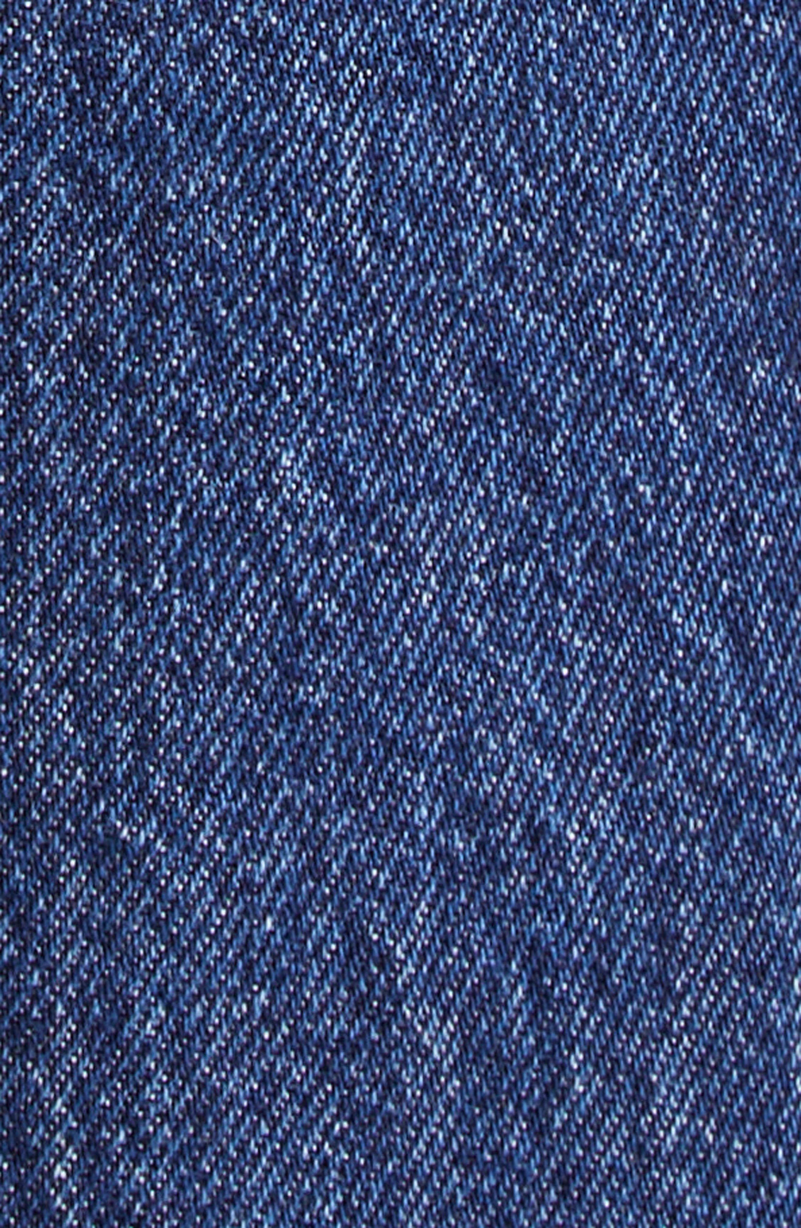 LOULOU DE SAISON Samur High Waist Tapered Leg Jeans in Washed Blue at Nordstrom - 7