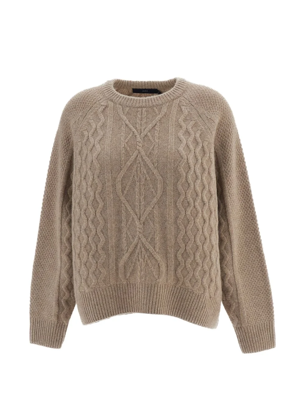 Delilah cable-knit cashmere sweater - 1