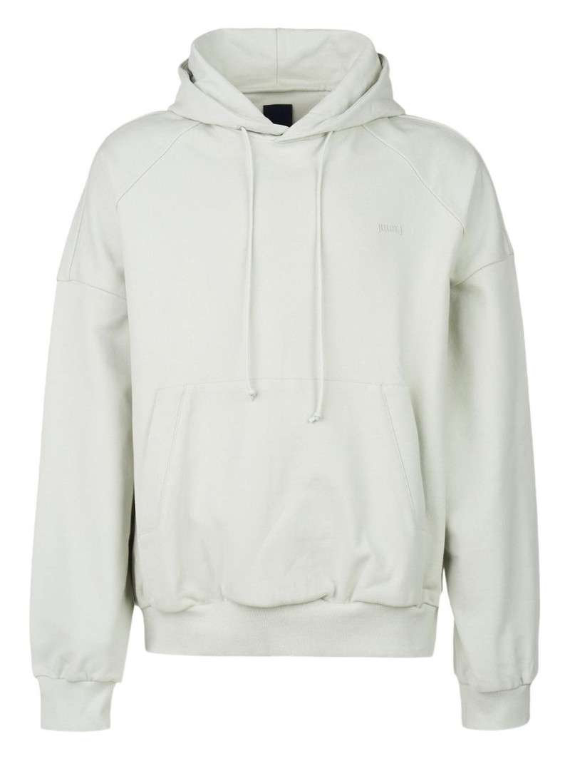 print-detail hoodie 1