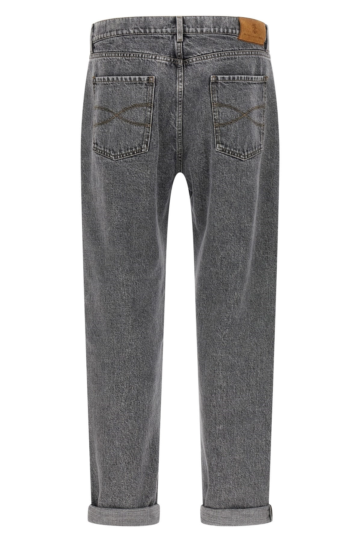 'Greyscale' denim jeans - 3