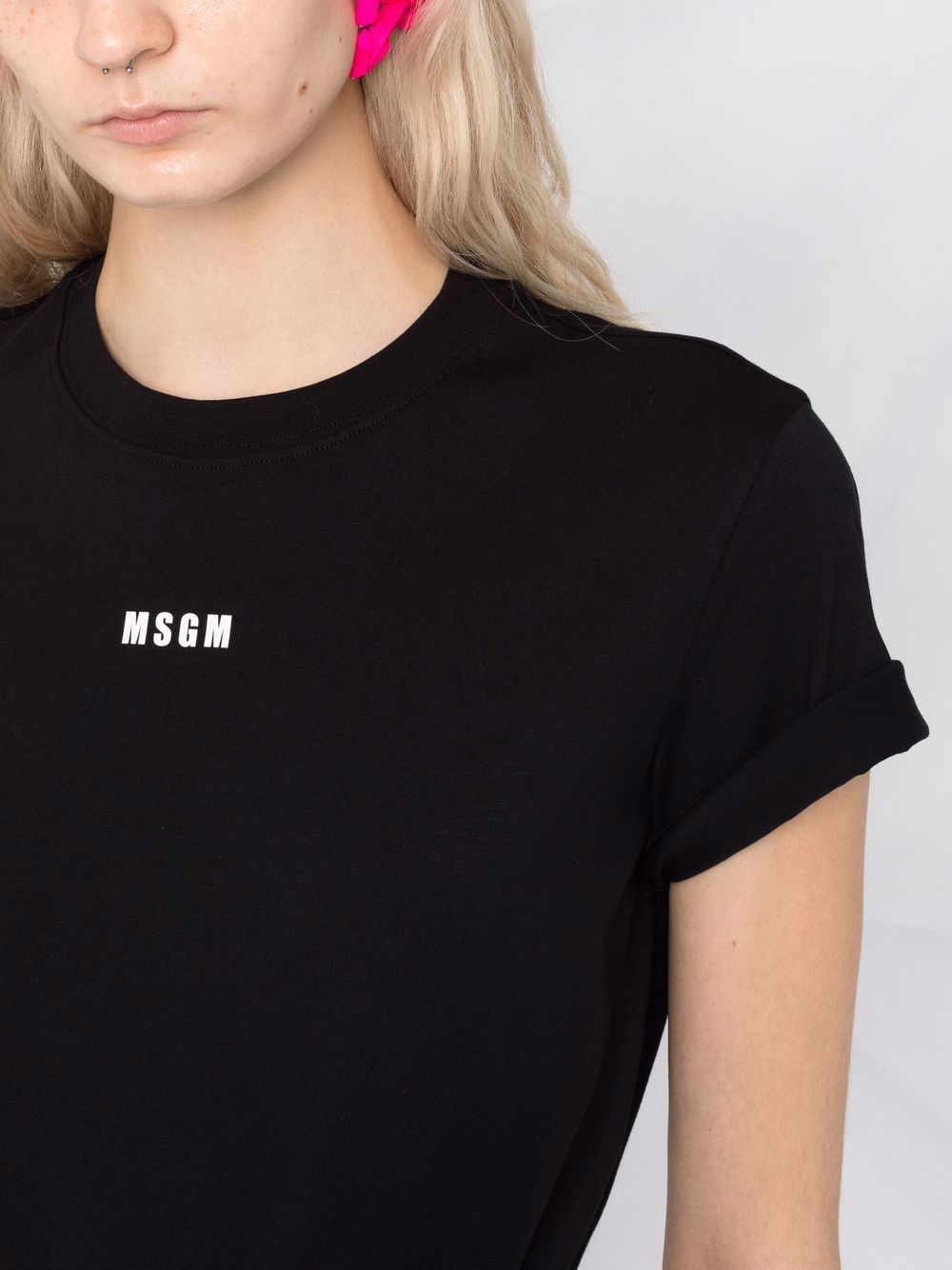 logo-print short-sleeved T-shirt - 3