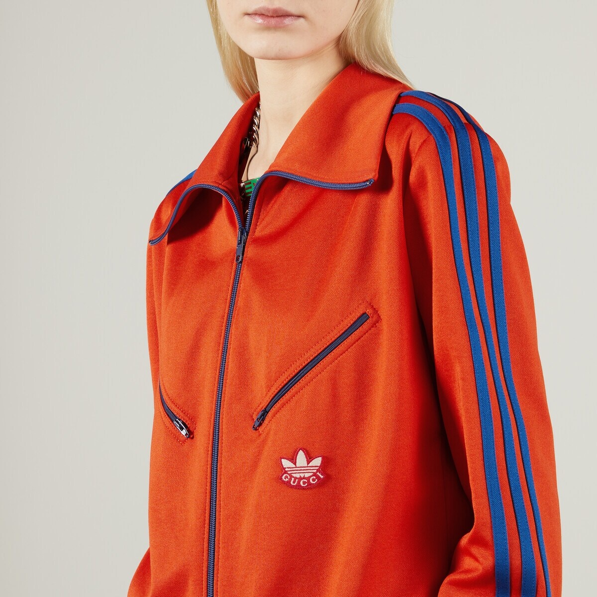 adidas x Gucci zip sweatshirt - 4